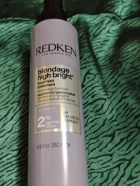 Redken Blondage High Bright Treatment - Lavender Colored Bottle
